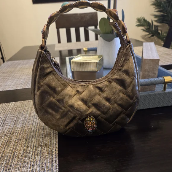 Kurt GEIGER elegant Brown Quilted Women's Bag - Picture 3 of 8